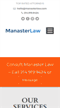 Mobile Screenshot of manasterlaw.com